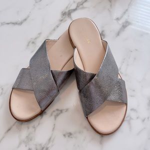 Cole Haan Silver slides